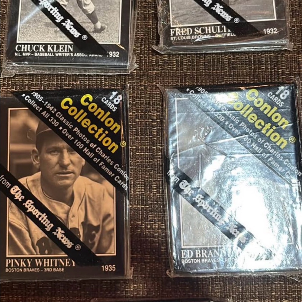 (8) Unopened Sporting News Conlon Collection Packs - Picture 3 of 4